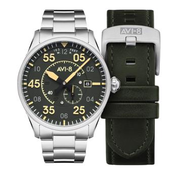 Type 300 Rustfri stål Automatic Herre ur fra AVI-8, AV-4073-22